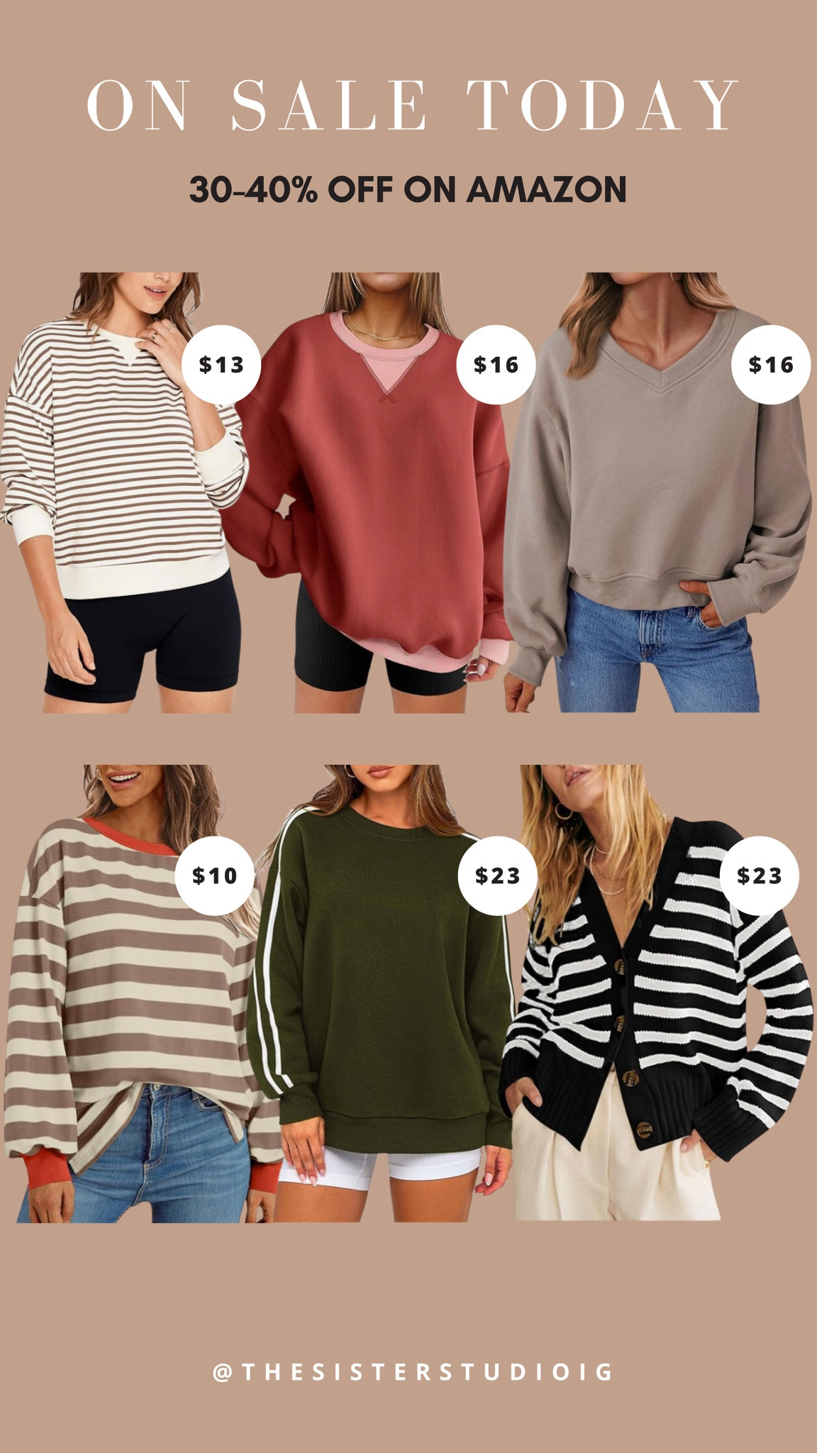 Amazon tops on sale today! Click the coupon box, discount at checkout!



#LTKFindsUnder50 #LTKStyleTip #LTKSaleAlert