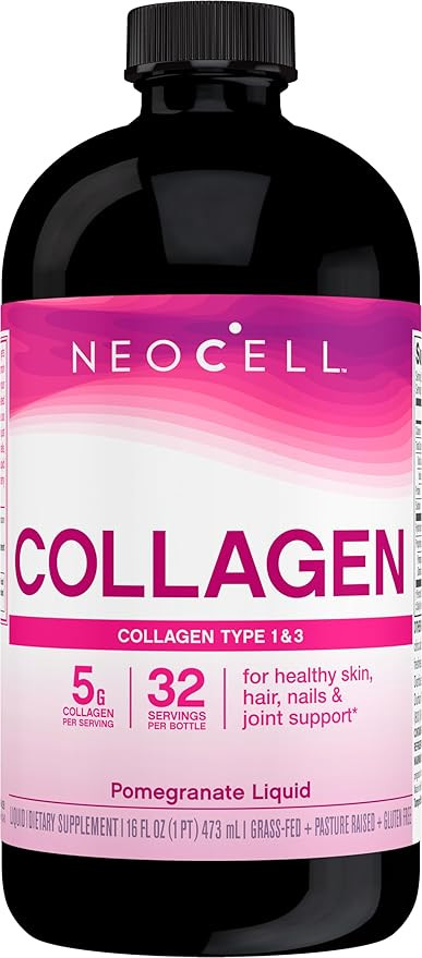 NeoCell Liquid Collagen, Skin, Hair, Nails and Joints Supplement, Includes Fruit Juice Concentrat... | Amazon (US)