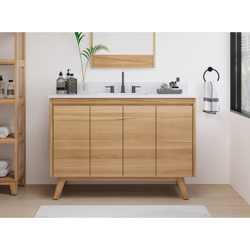 Saeko 48'' Single Bathroom Vanity Base Only | Wayfair North America