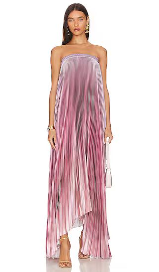 Bisous Strapless Gown in Mauve Ombre | Revolve Clothing (Global)