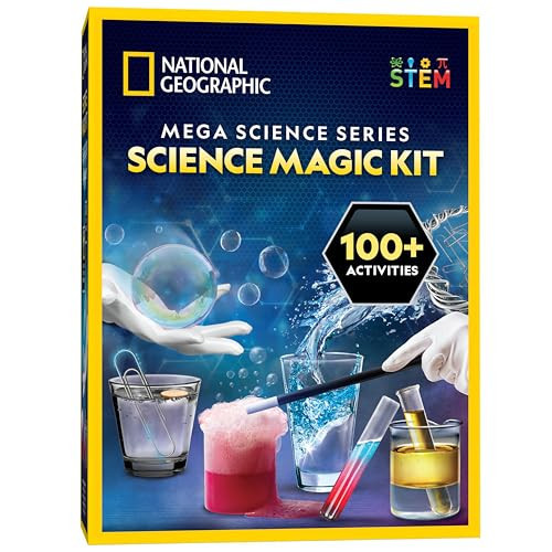 NATIONAL GEOGRAPHIC Science Magic Kit – Science Kit for Kids with 100+ Unique Experiments and Magic Tricks, Chemistry Set and STEM Project, A Great Gift for Boys and Girls (Amazon Exclusive) | Amazon (US)