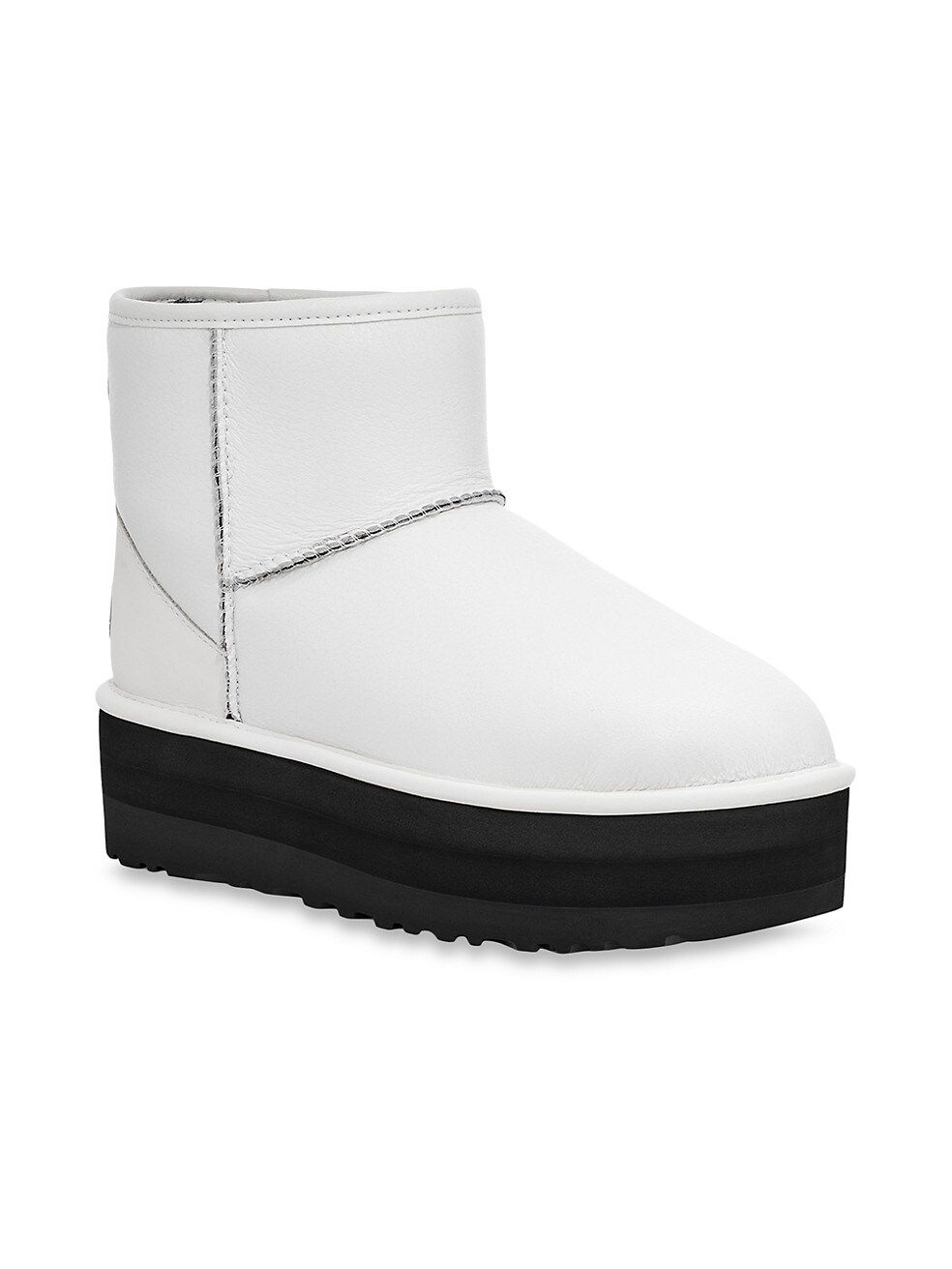 UGG Classic Mini Platform Leather Boots | Saks Fifth Avenue