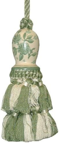 123 Creations C091G.6 Inch Toile-Sage - Hand Painted Tassel | Amazon (US)