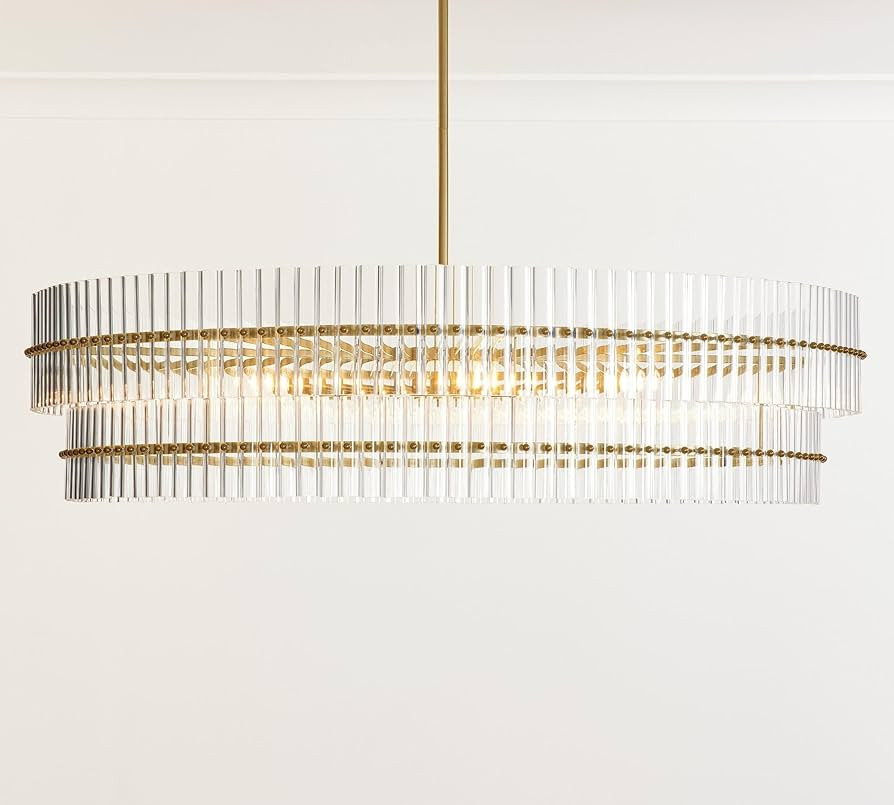 Crystal Round Chandelier, Mallory Crystal Round Chandelier (48) | Amazon (US)