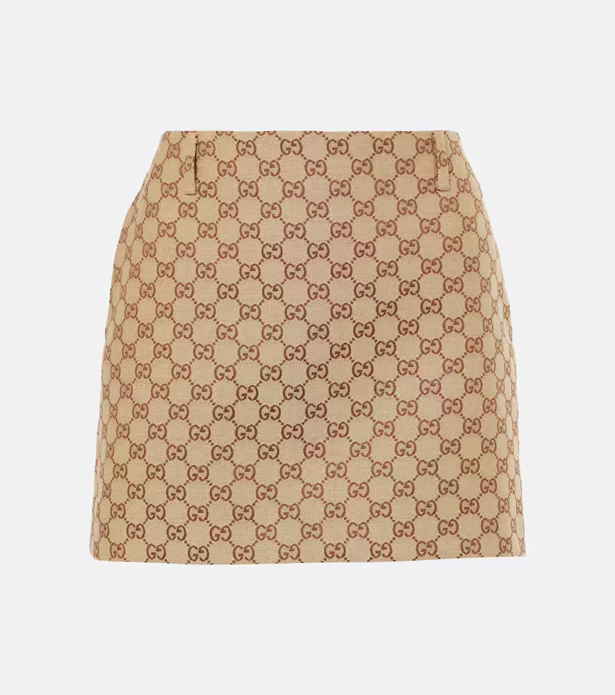 Gucci GG Canvas miniskirt | Mytheresa (INTL)