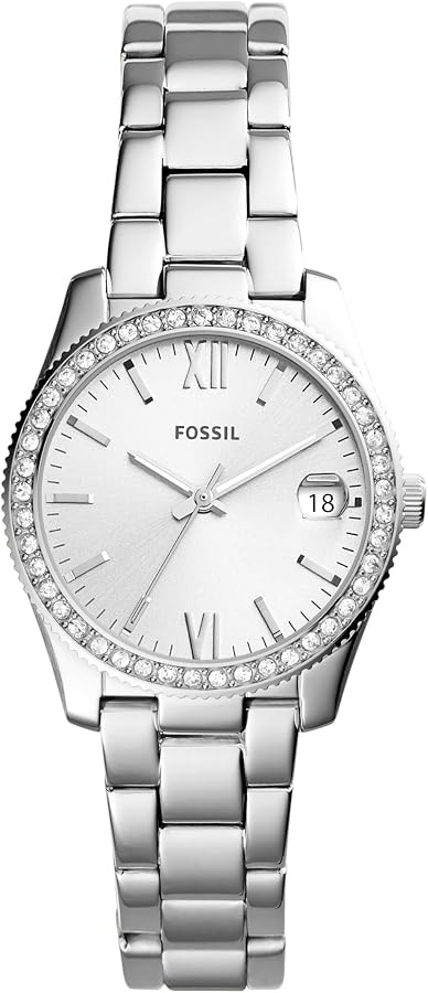 Fossil Women's Scarlette Mini Quartz Stainless Steel Three-Hand Watch | Amazon (US)