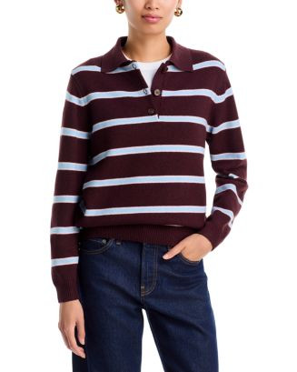 Striped Polo Sweater - Exclusive | Bloomingdale's (US)