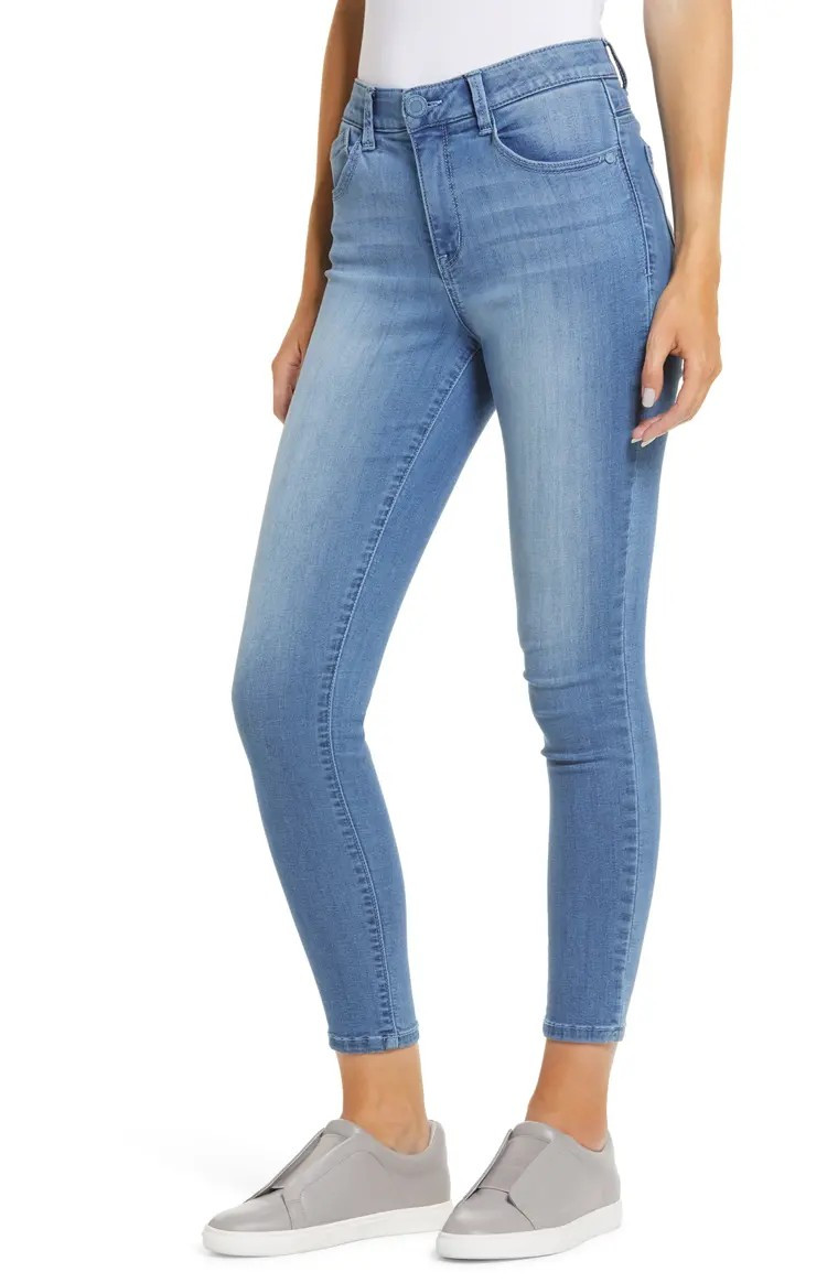 Ab-Solution Luxe Touch High Waist Ankle Skinny Jeans | Nordstrom
