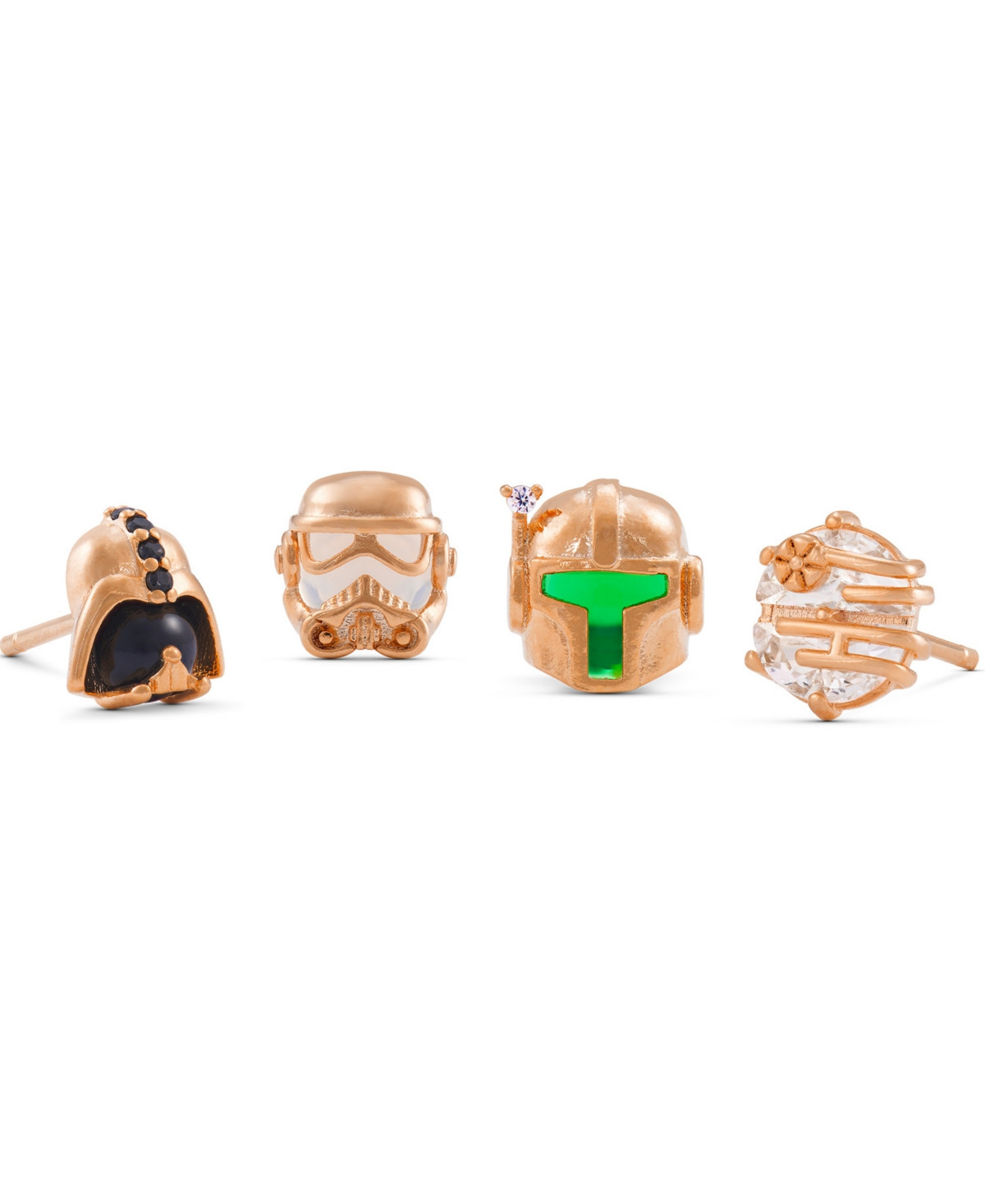 Girls Crew Star Wars Empire Stud Earrings Set - Rose Gold-Plated | Macy's