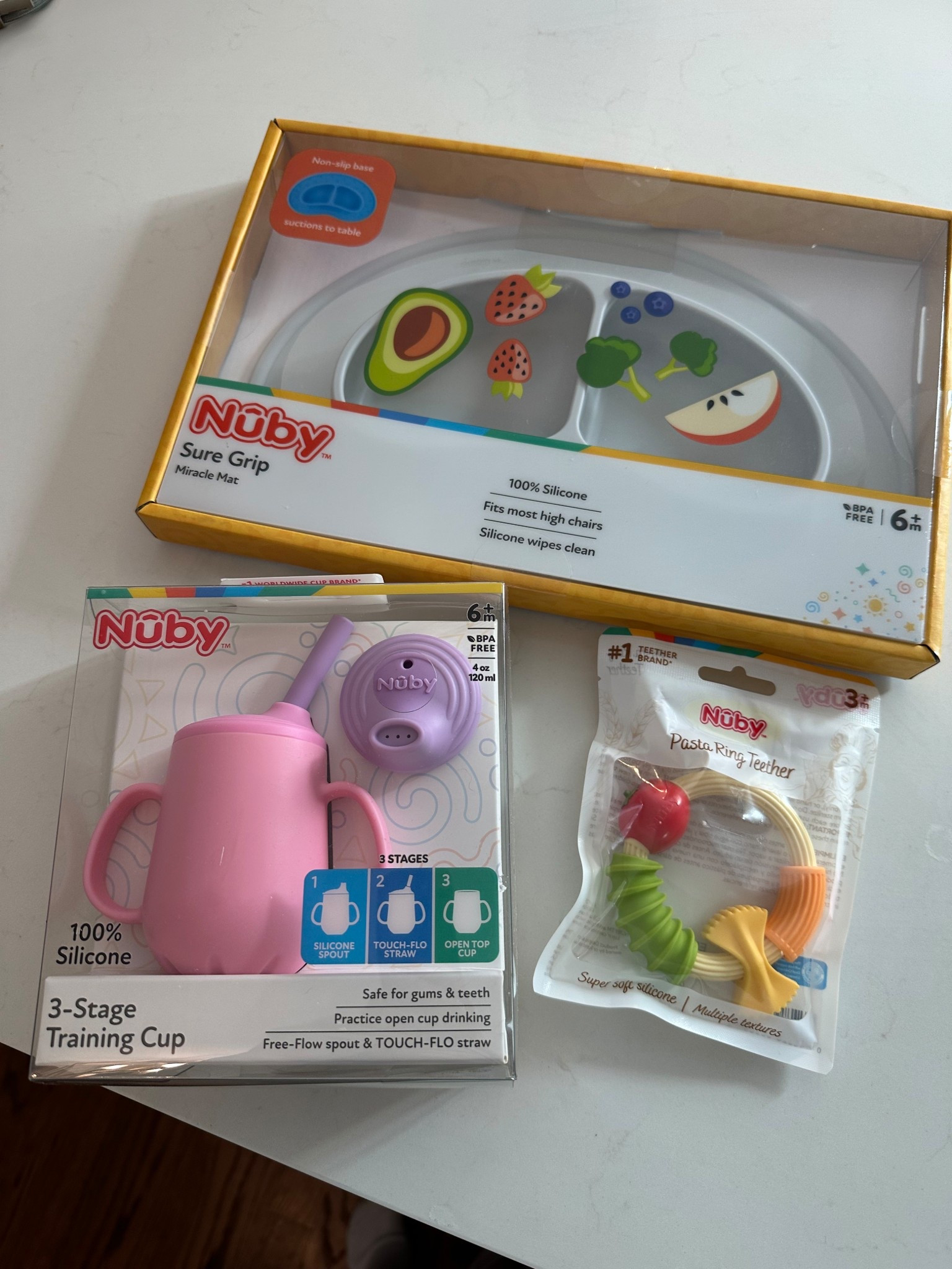 #ad Thank you Nuby for the sweet gifts for Giovanna! She has been loving their teethers and toys. Excited to try out their sippy cup and suction plate. Perfect for babies & baby shower gifts! 

#LTKmomlife #LTKBaby