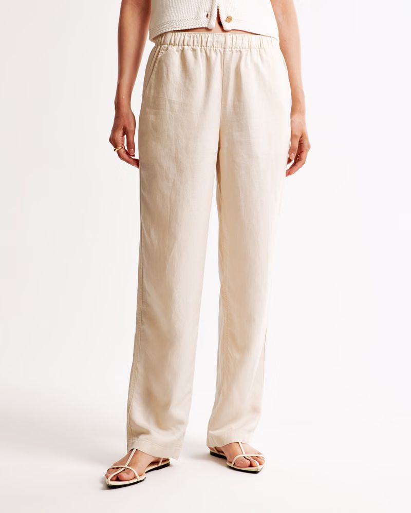 Straight Pull-On Pant | Abercrombie & Fitch (US)