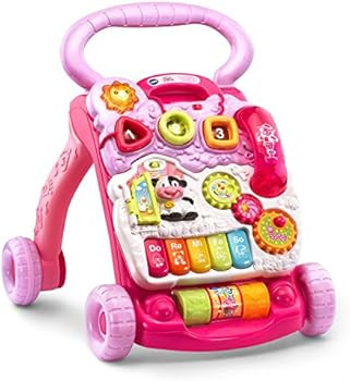 VTech Sit-to-Stand Learning Walker (Frustration Free Packaging), Pink | Amazon (US)