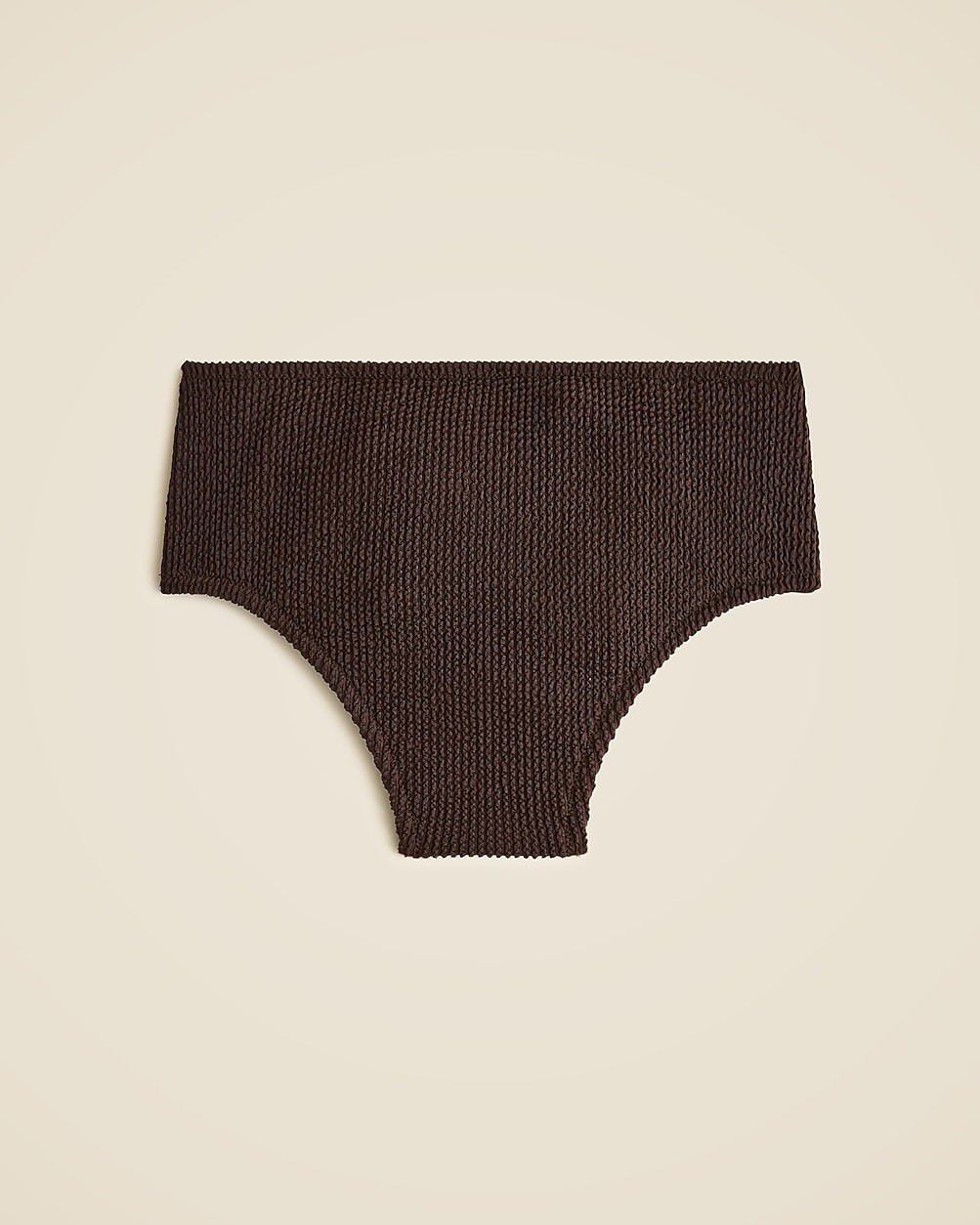 High-waisted bikini bottom in scrunchie | J. Crew US