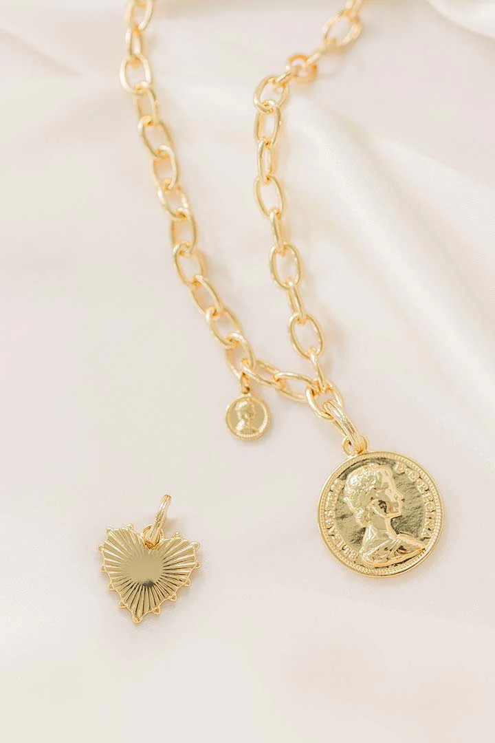 Necklace + Heart Charm Bundle | Harper Meyers + Co