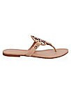 Tory Burch - Miller Leather Thong Sandals | Saks Fifth Avenue