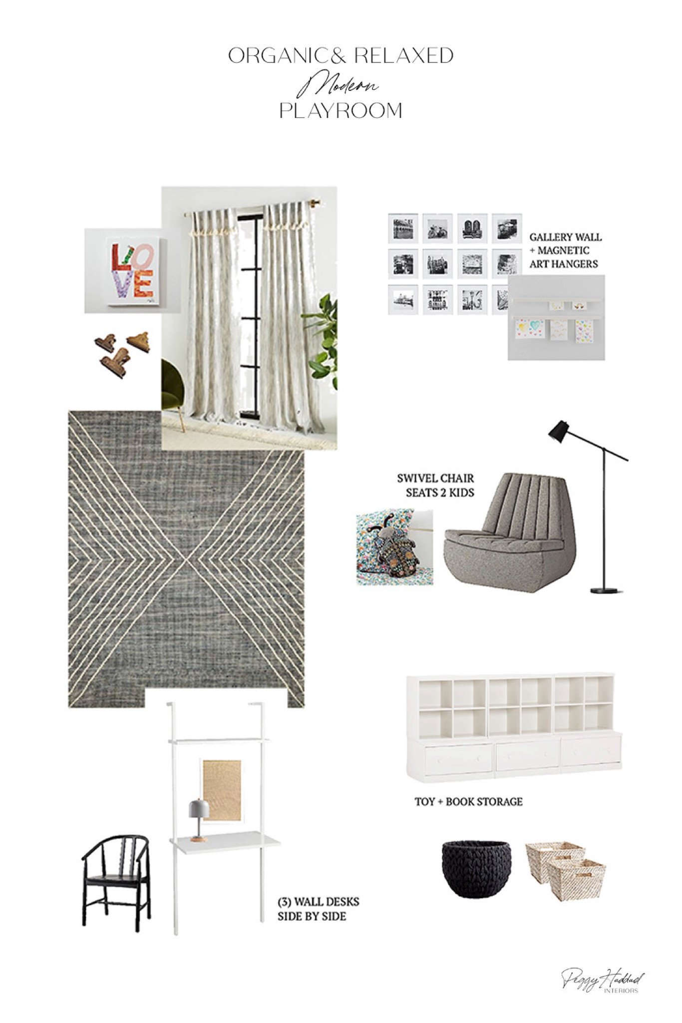 We love how this modern playroom's organic and modern elements that create a fun and relaxing atmosphere - modern doesn’t have to be synonymous with cold! Adding fun-colored artwork and playful shapes can keep the space warm and inviting against the backdrop of crisp lines and a neutral color palette. You can find additional inspiration on our blog for fun, lived-in creative spaces for kids! #ModernPlayroom #InteriorDesign #OrganicDesign #RelaxingSpaces #PlayroomInspiration #HomeDecor #WarmAndFun  

#LTKHome #LTKKids