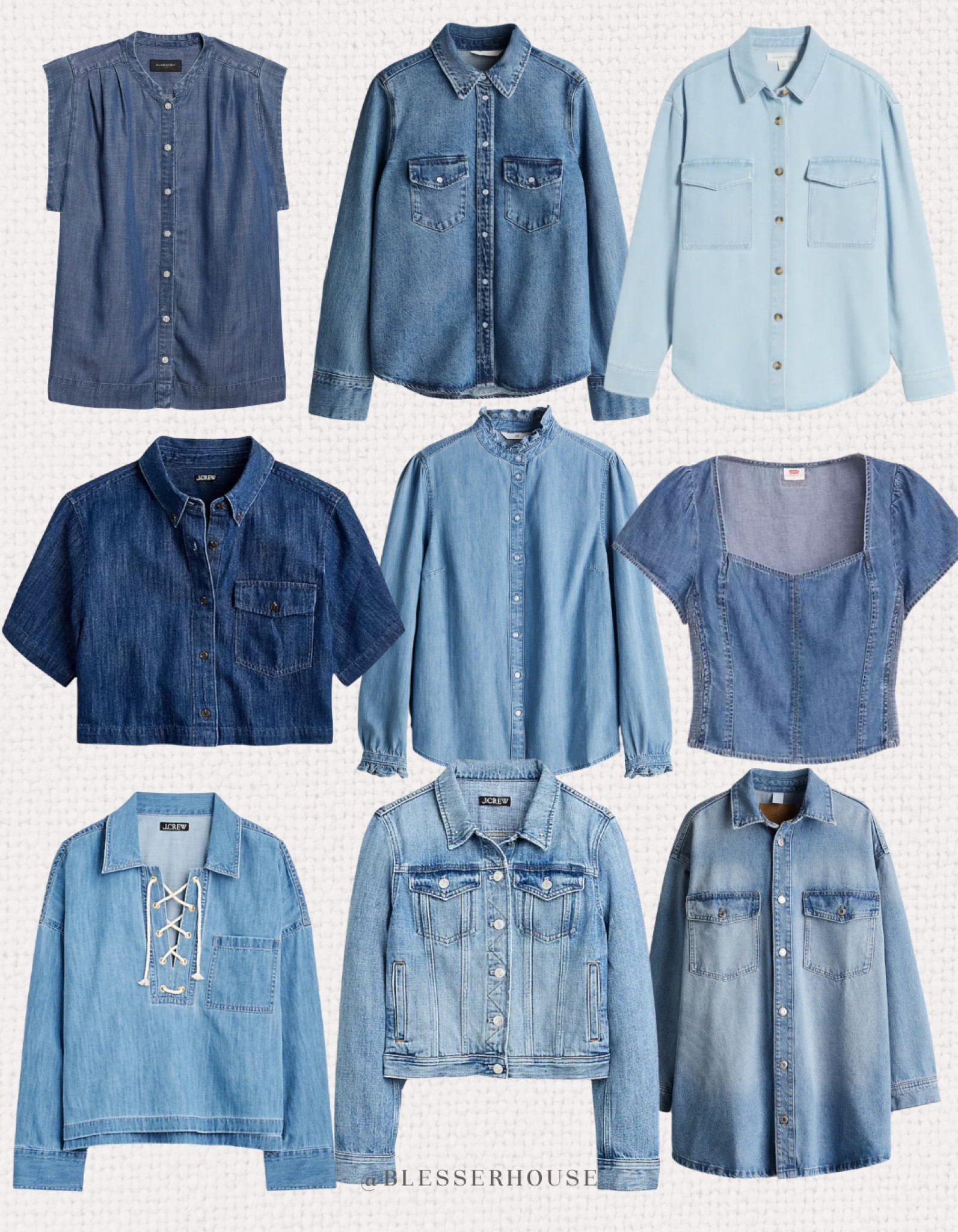 Denim on denim trend 👖

#chambray #jeans #denim #outfit 

#LTKStyleTip