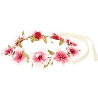 Pink Ombre Flower and Seed Bead Hair Garland | Claire's (UK)