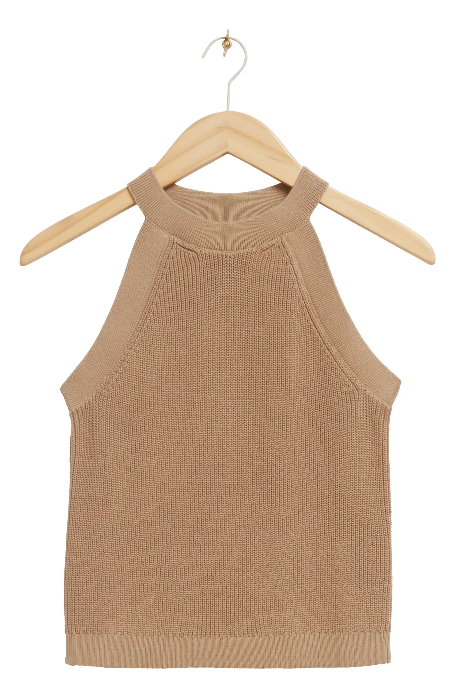 Sleeveless Organic Cotton Blend Sweater | Nordstrom