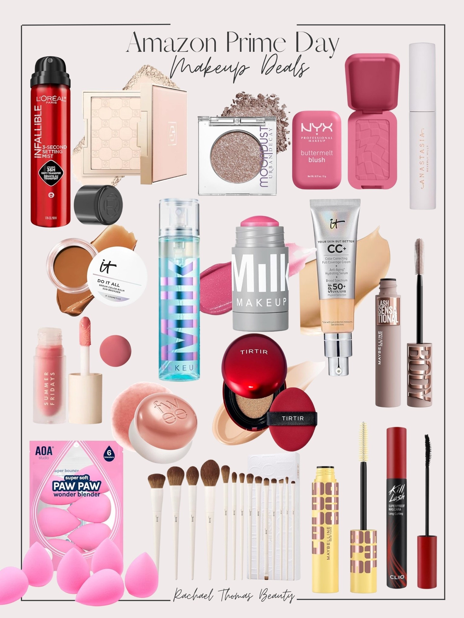 Prime Day is Here. Take up to 40% off.  June 23-26. Here are my makeup recommendations!

#LTKselfcare #LTKOver40 #LTKBeauty