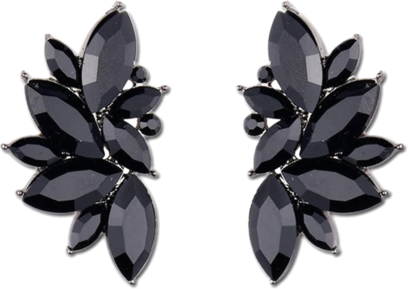 CSIYANJRY99 Glitter Rhinestone Statement Earrings for Women Fashion Bling Colorful Crystal Cluste... | Amazon (US)