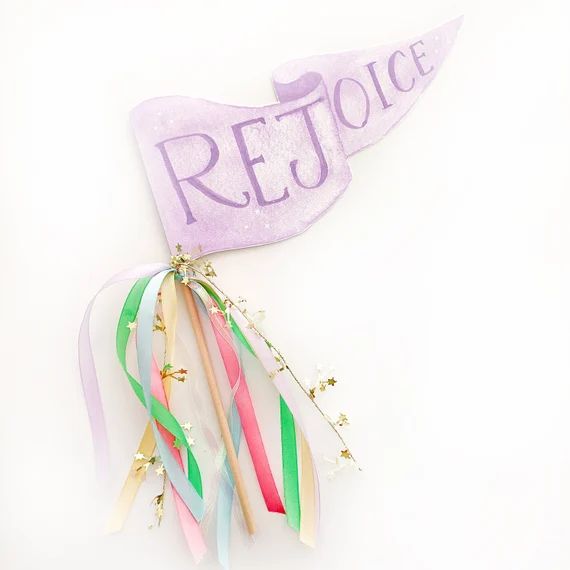 Rejoice Pennant Flag  Easter Photo Prop  Easter Party | Etsy | Etsy (US)