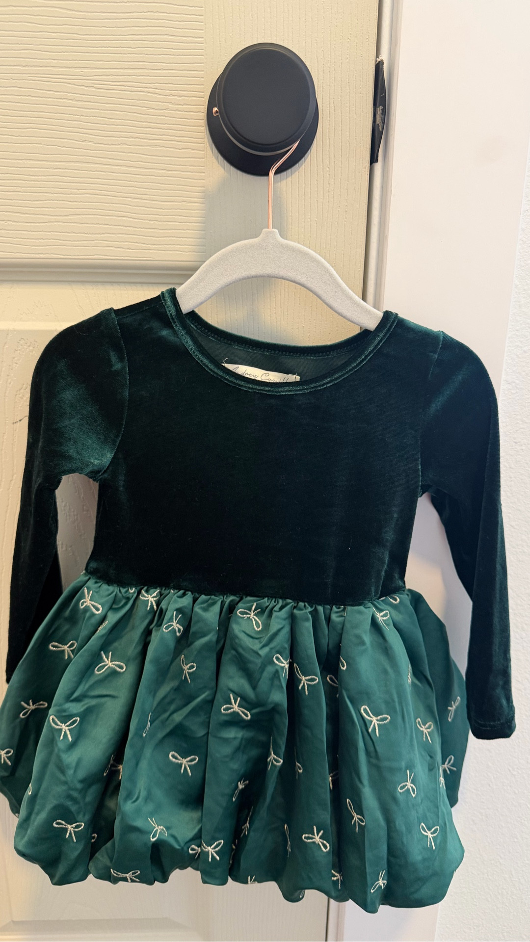 How darling is this baby girl velvet bubble hem dress? Millie is going to wear this on Christmas Eve! Bought this in 12 months.

Baby girl dress, toddler dress, bow dress, baby girl Christmas dress, velvet dress, target dress 

#LTKHoliday #LTKFindsUnder50 #LTKBaby
