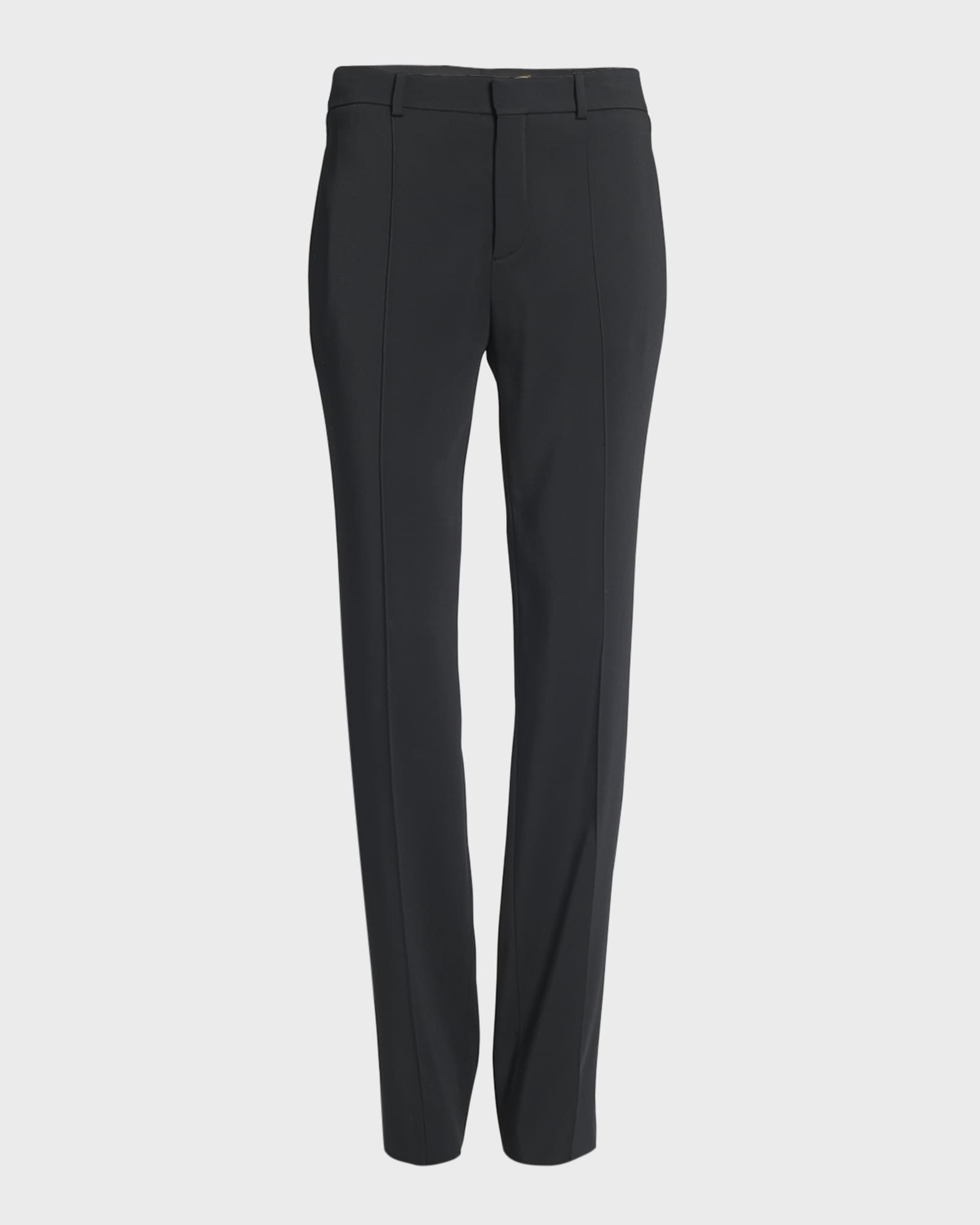 Stretch Gabardine Straight-Leg Trousers | Neiman Marcus