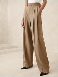 Siena Wide-Leg Italian Wool Pant | Banana Republic (US)