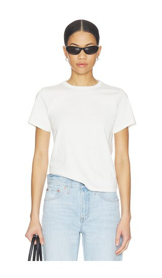 PISTOLA Alba Baby Tee Shirt in White. - size S | Revolve Clothing (Global)