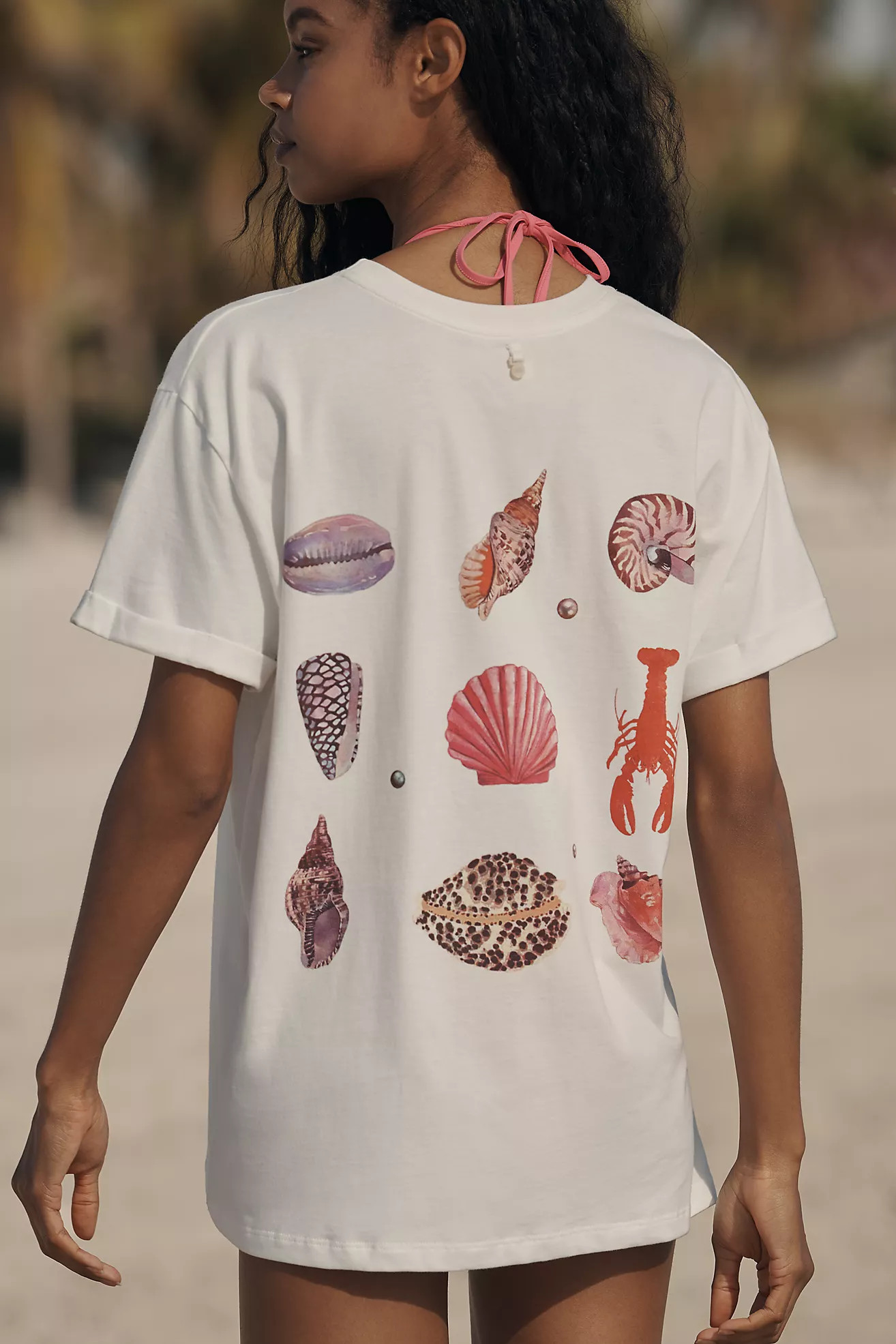 Malai Seashell Oversized Graphic Tee | Anthropologie (US)