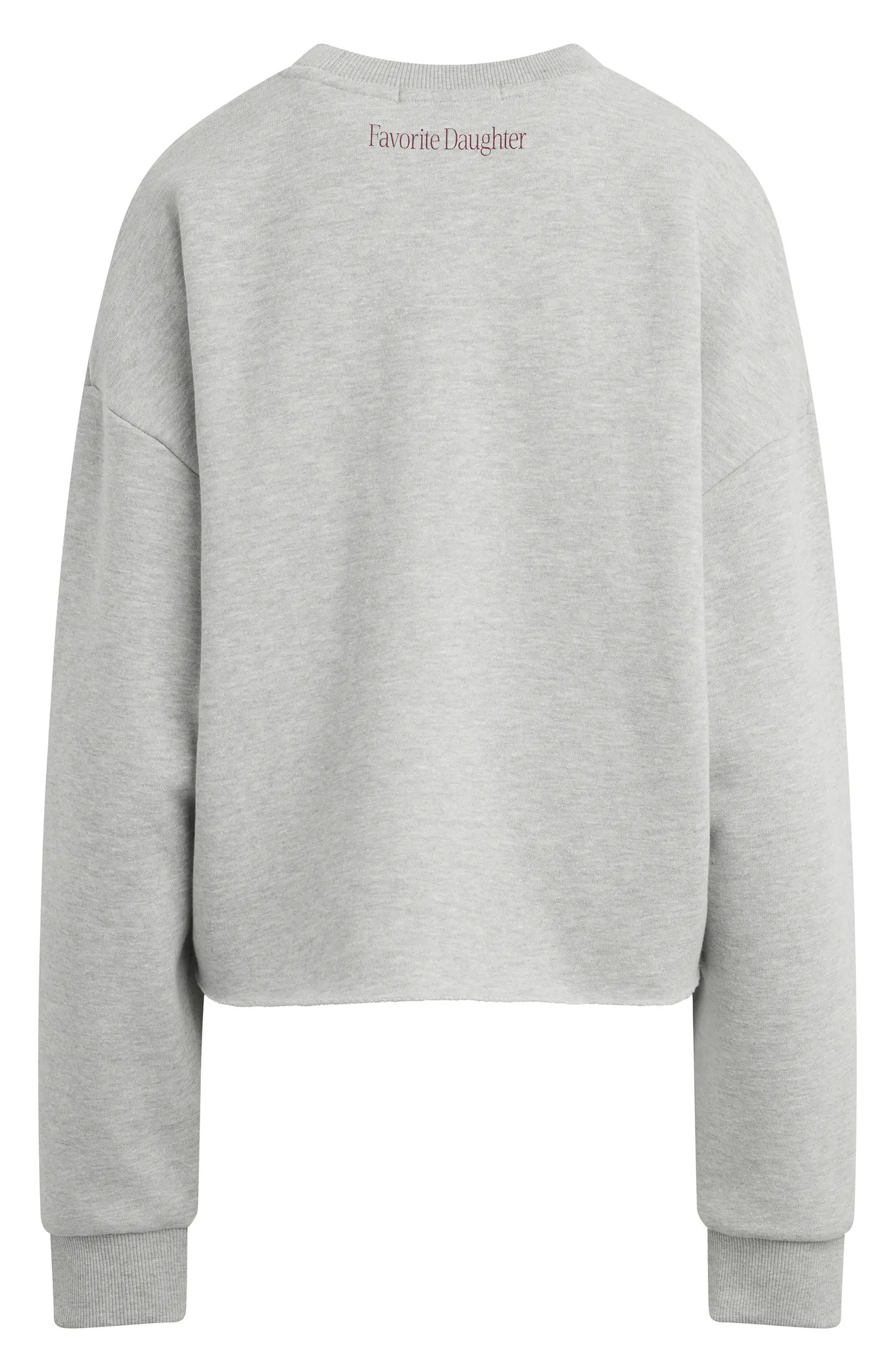 Mom of the Year Crop Cotton Blend Sweatshirt | Nordstrom