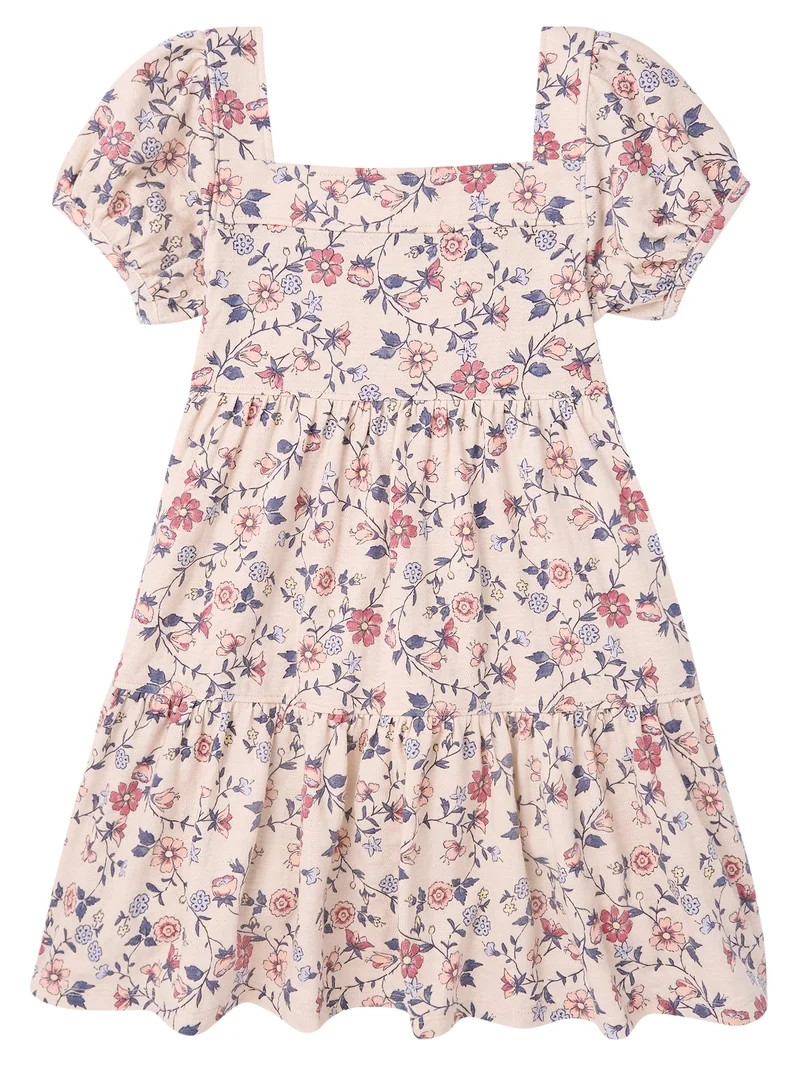 Modern Moments by Gerber Toddler Girl Tiered Dress, Sizes 12 Months - 5T | Walmart (US)