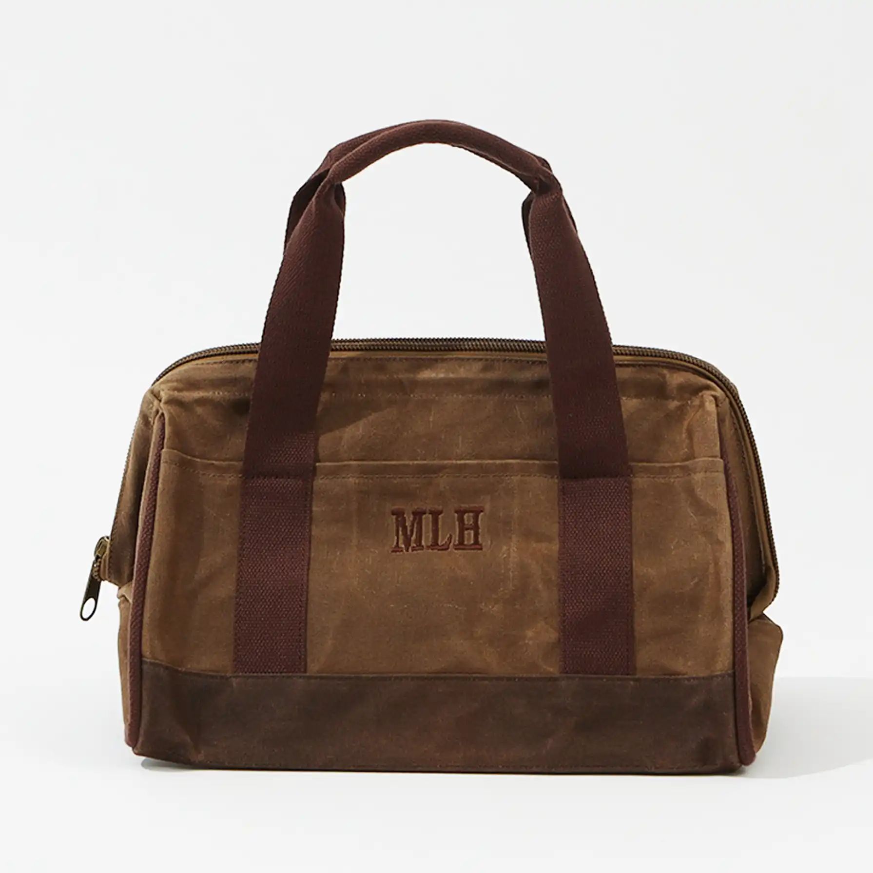 Personalized Waxed Canvas Tool Bag | Marleylilly