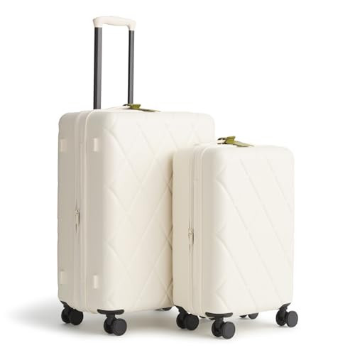 Hardside 2 Piece Luggage Set, Cottage Cream, One Size | Amazon (US)