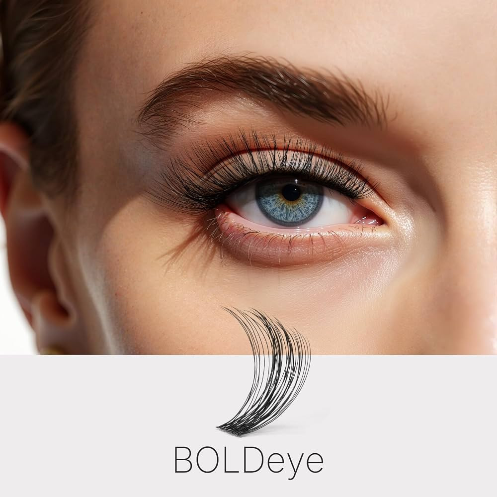 VEYESBEAUTY Lash Clusters Kit Individual Eyelash Extensions Thin & Invisible Band DIY False Eyela... | Amazon (US)