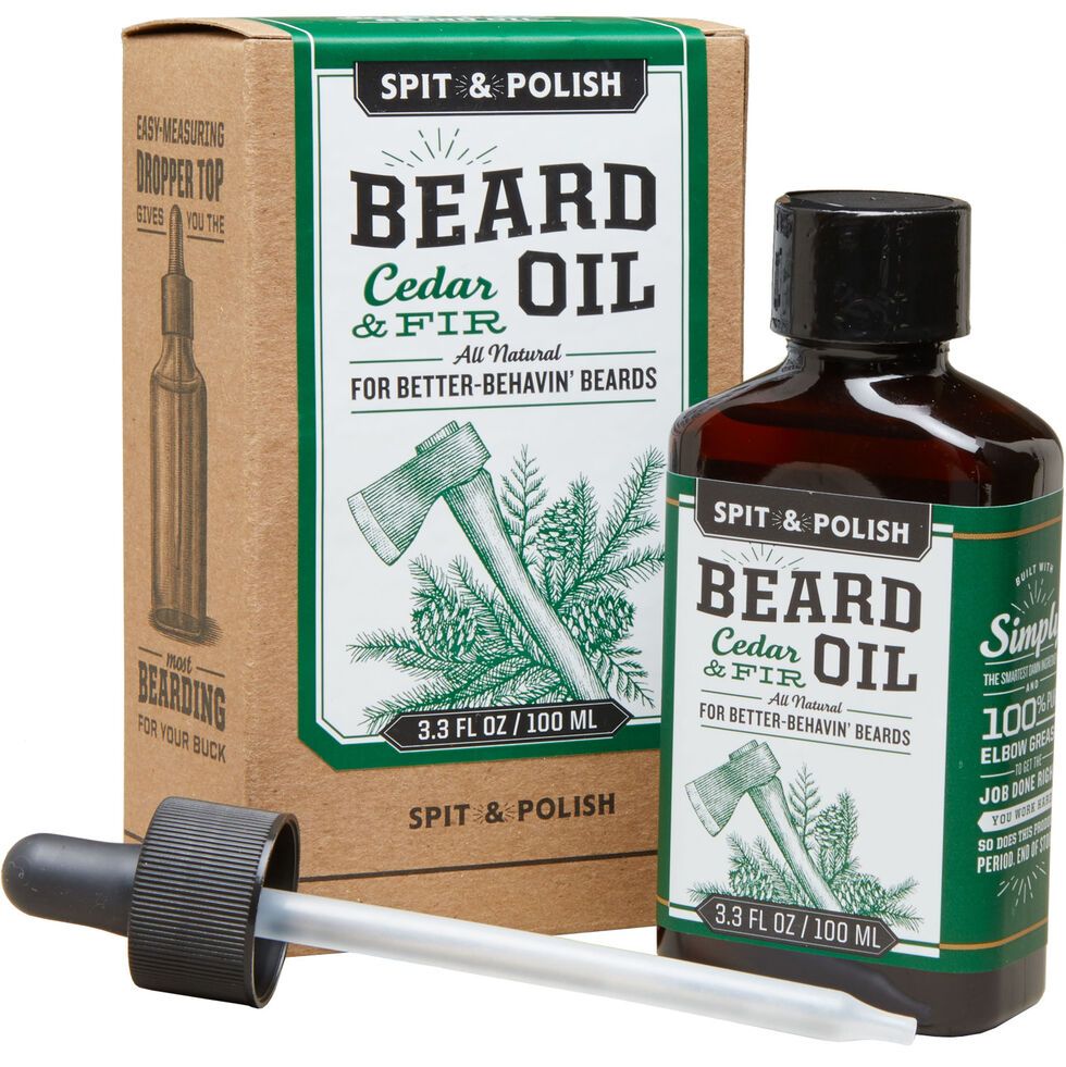 Spit & Polish Cedar and Fir Beard Oil | Duluth Trading Company