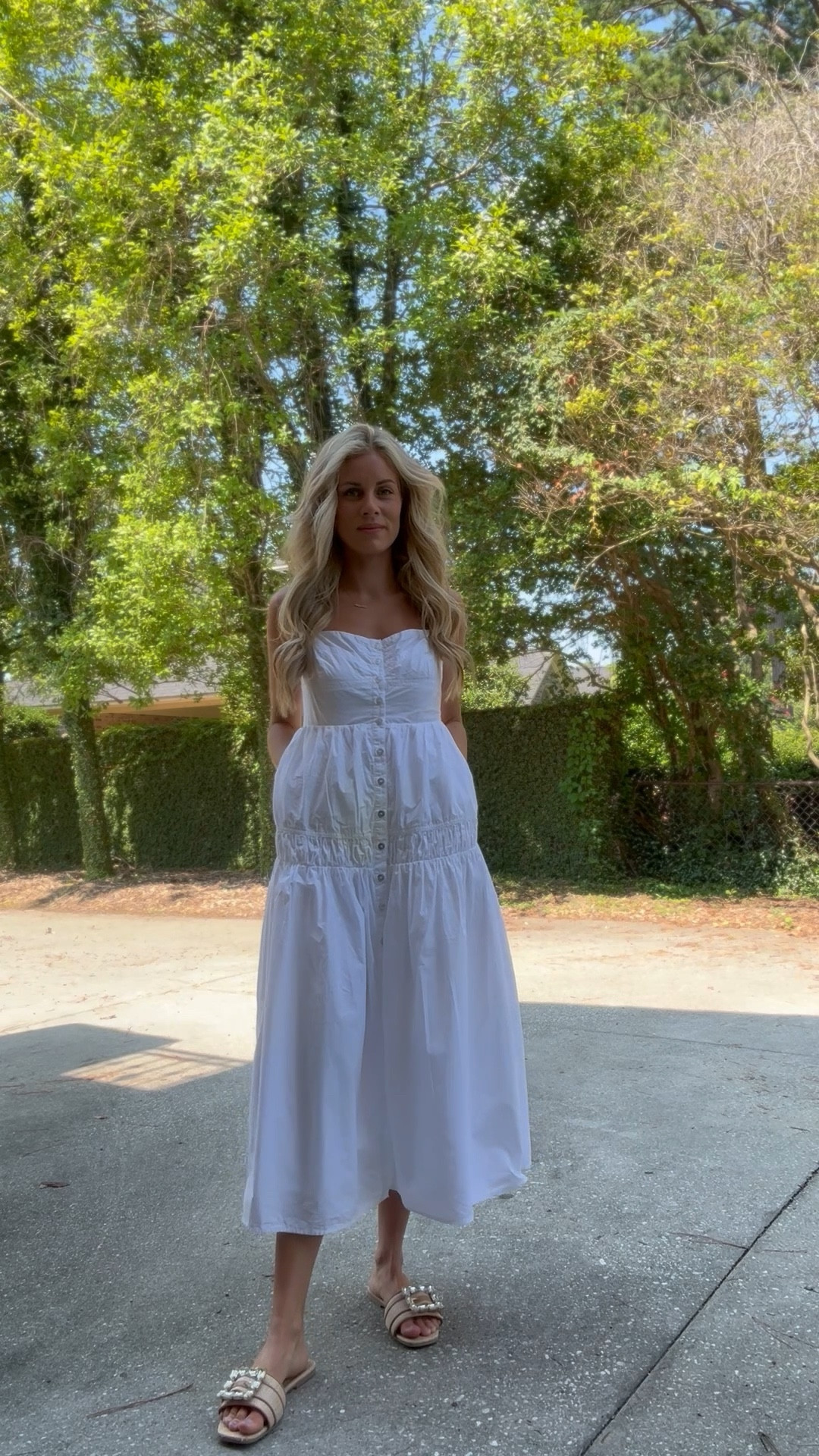 #ootd for a Sunday at church. I love this organic cotton dress because it goes with EVERYTHING! These shoes are so cute dressed up or down with any outfit. 

#LTKFindsUnder100 #LTKStyleTip #LTKFindsUnder50