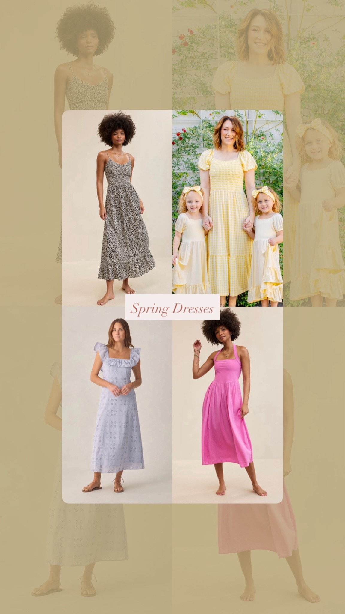 Spring Dresses + Mommy & Me + Easter Dresses

#LTKmomlife #LTKOver40 #LTKSeasonal