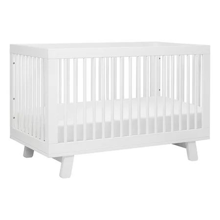 Babyletto Hudson 3-in-1 Convertible Crib with Toddler Rail, White | Walmart (US)