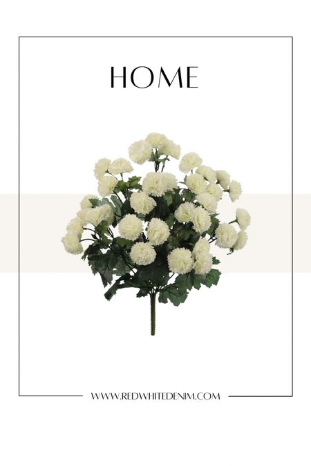 The best faux white mums - these are SO realistic looking! Fall Front porch decor ideas 

#LTKhome