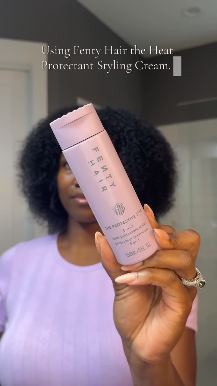 Sleek, straightened hair with no heat damage? This styling cream is the secret weapon you need 🔥✨

I used Fenty Hair the Heat Protectant Styling Cream before blow drying and flat ironing, and whew! The bob was bobbing! 😍💜

This cream not only shields my precious strands from heat (up to an impressive 450°F!) but also adds a glossy shine while minimizing frizz. Unlike typical heat protectants, this one has a silky slip that aids in detangling and repairs split ends—talk about a game changer! 👏🏾

Powered by Replenicore-5™ and infused with a warm ambery floral scent, it’s giving luxurious AND protective. Bonus: it’s vegan, gluten-free, sulfate-free, and cruelty-free. 🙌🏾💚

Check it out for yourself! You can snag the Heat Protectant Styling Cream at Sephora or Fenty.com! You’ll thank me later. 😏😌 

#FentyHair #heatprotectant #stylingcream #HairCareRoutine #SilkPressVibes #beautytok #hairgoals

#LTKgrwm #LTKBeauty #LTKselfcare