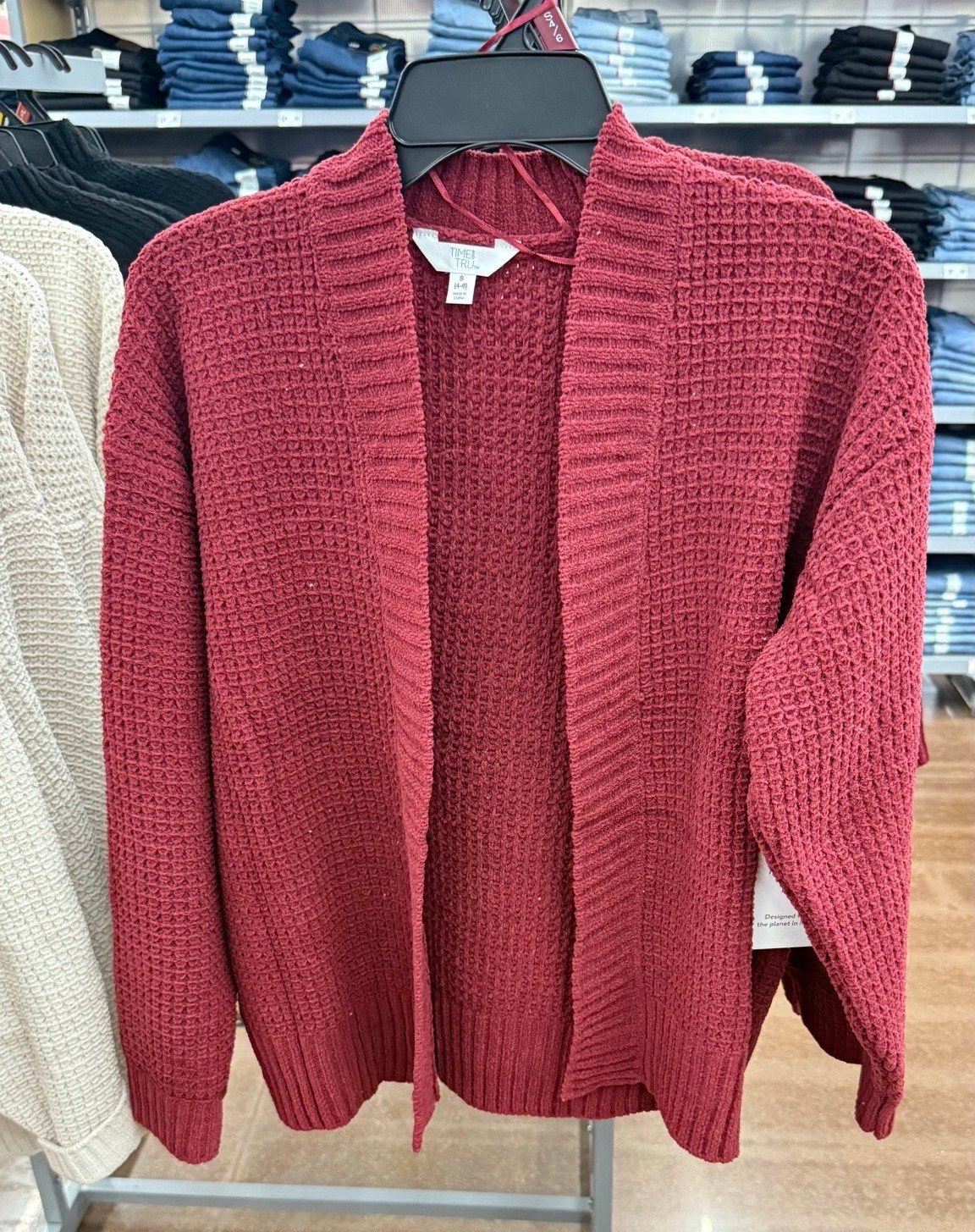 Red Time and Tru Fuzzy Cardigan Sweater  Lightweight (XS–XXXL)

This fuzzy lightweight cardigan is cozy without being bulky. Perfect for layering, lounging, and casual winter outfits.

#LTKFindsUnder50 #LTKMidsize #LTKPlusSize
