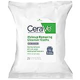 CeraVe Face & Eye Makeup Remover Wipes | 25 Count | Gently Removes Dirt, Oil, & Waterproof Makeup |  | Amazon (US)