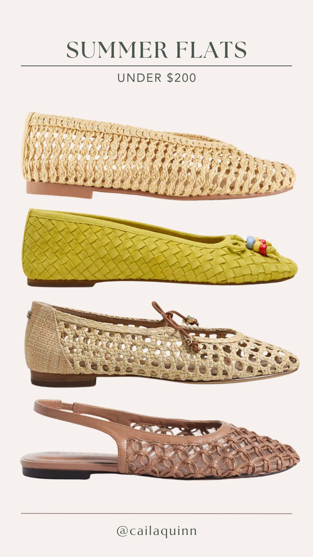 summer flats under $200 

 #LTKdayinmylife #LTKgrwm #LTKootd