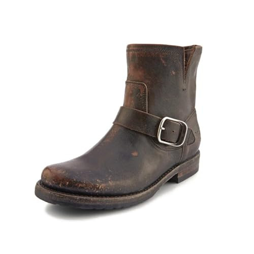 Frye Women's Veronica Bootie Ankle Boot, Black Full Grain Brush Off Leather, 5.5 | Amazon (US)