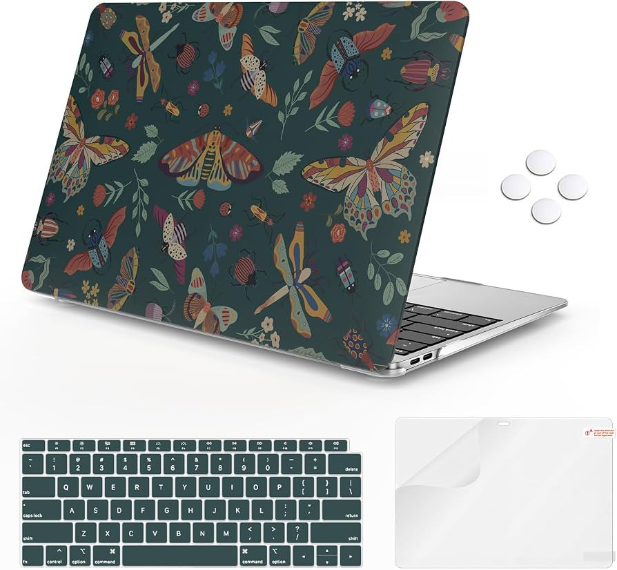 iCasso Compatible with MacBook Air 13 inch Case 2020-2018 Release A2337 M1 A2179 A1932, Slim Anti... | Amazon (US)