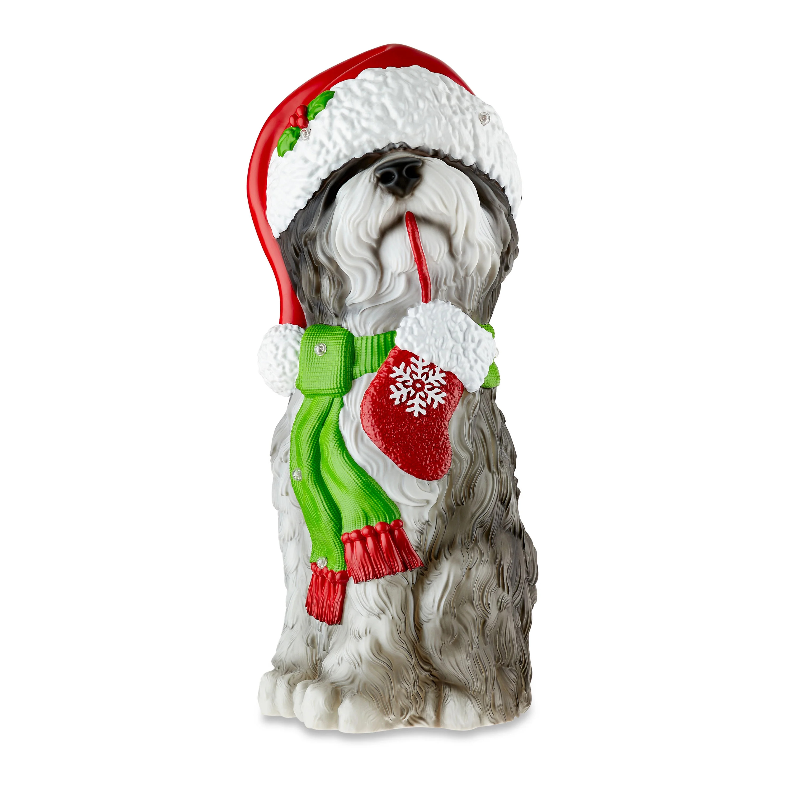 Light-Up Christmas Sheepdog Blow Mold, 28 in, by Holiday Time | Walmart (US)