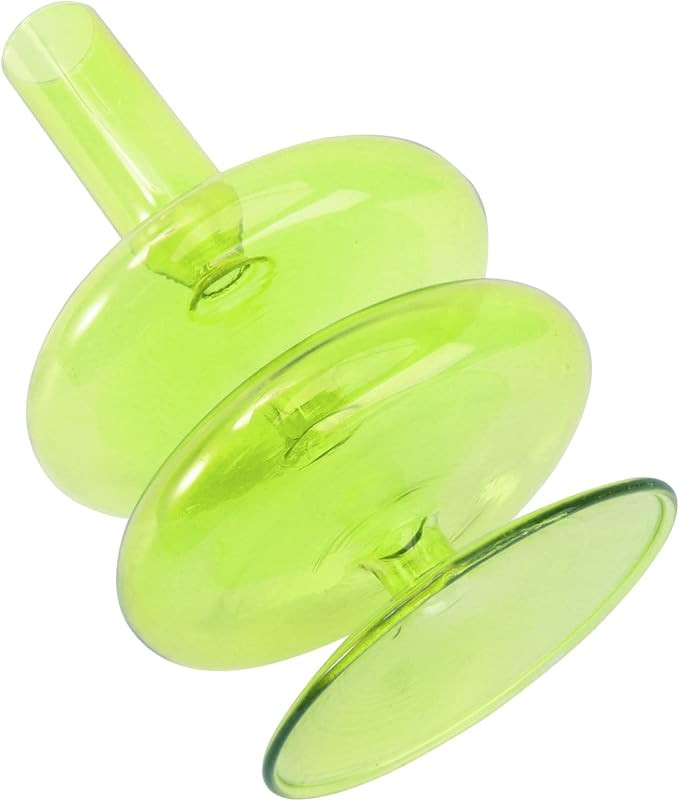 PRETYZOOM Retro Decor Glass Taper Candle Holder Candlestick Holder Pillar Candle Stand Table Cent... | Amazon (US)