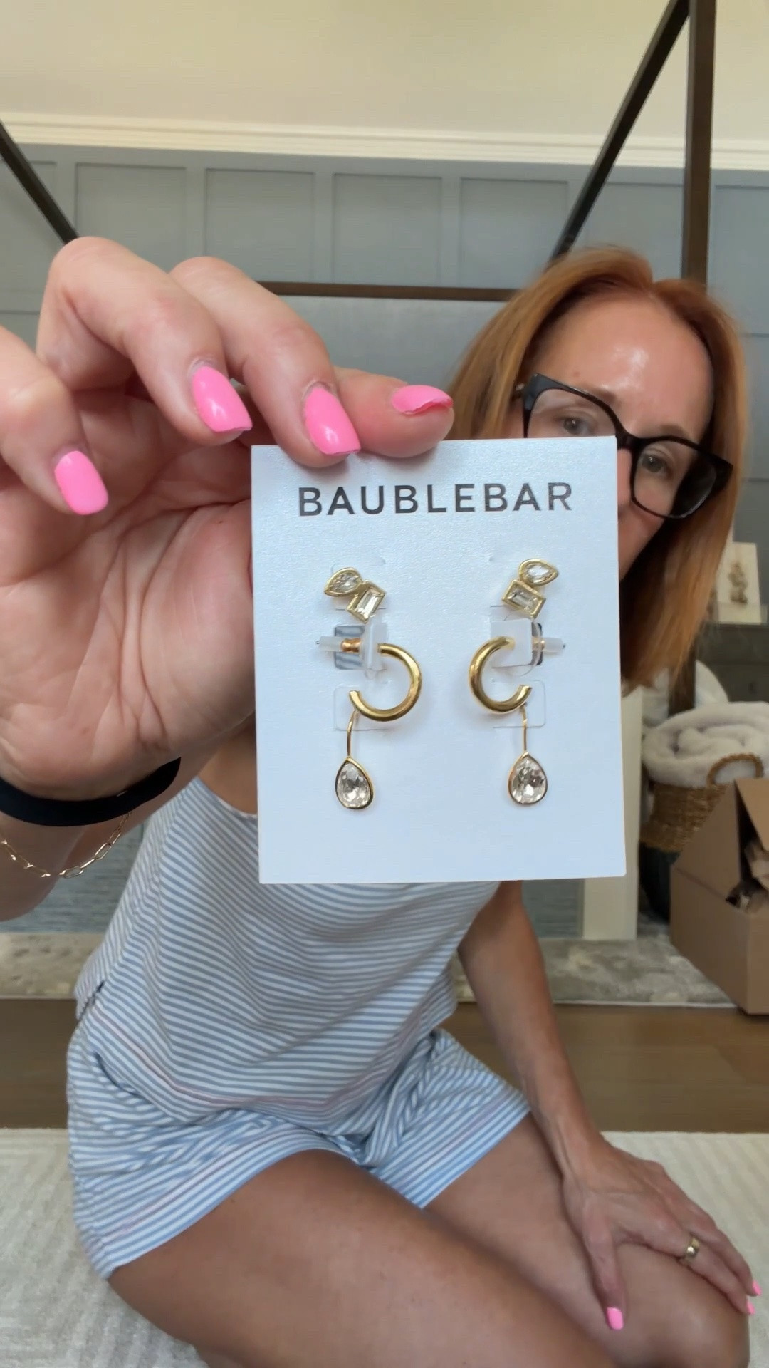 BaubleBar earrings at Nordstrom Anniversary Sale pricing are always one of the best jewelry deals of the entire sale and these two are the ones worth grabbing first. The BaubleBar Shiloh Earrings in two tone gold and silver chunky twisted hoop are 34% off at $24.99 down from $38 — an incredibly versatile everyday statement earring that works with both gold and silver jewelry. The BaubleBar Layla Earring Set in gold and glass crystal is 33% off at $44.99 down from $68 and gives you three different earring styles in one set including crystal stud earrings, mini gold hoops, and teardrop crystal drop earrings, making it one of the best value jewelry finds of the entire N Sale.

#LTKSaleAlert #LTKOver40